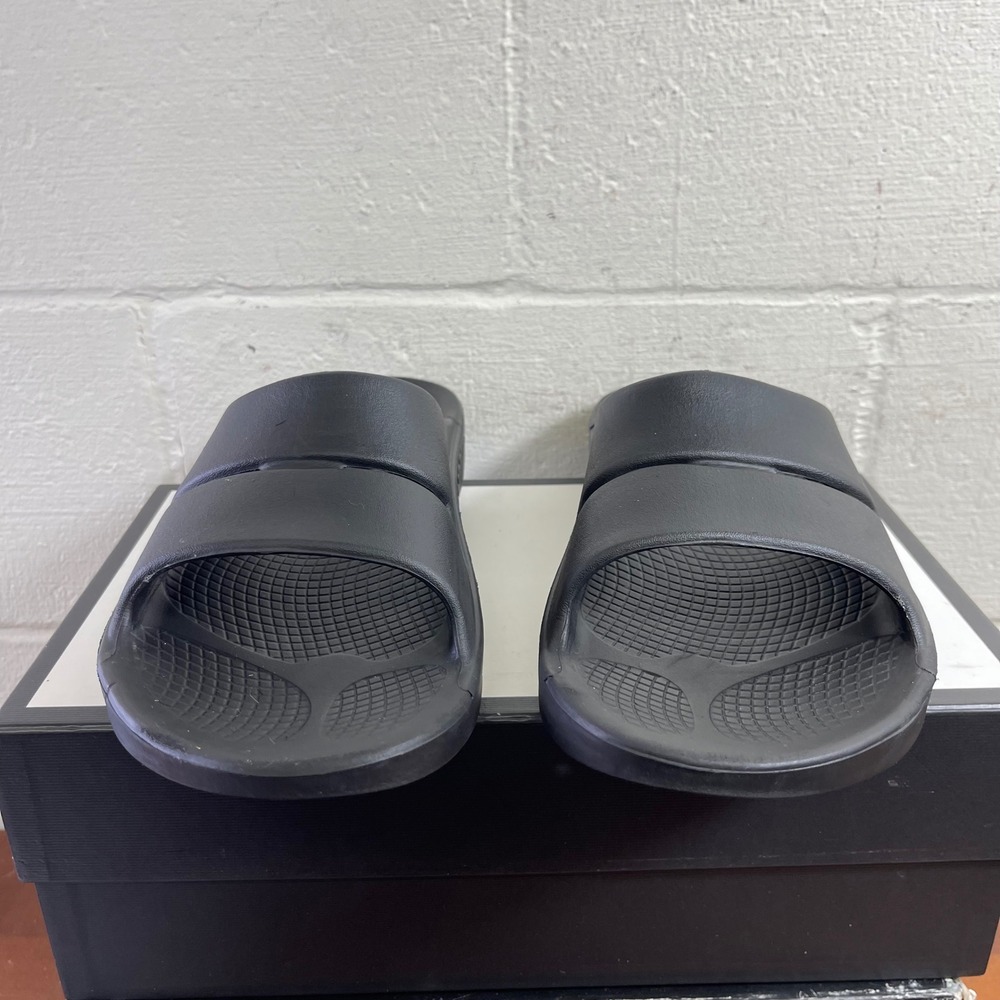 Oofos OOahh Black Sport Recovery Slides Sandals Slip On Men's Size 13 US/46‎ EU - Picture 3 of 9